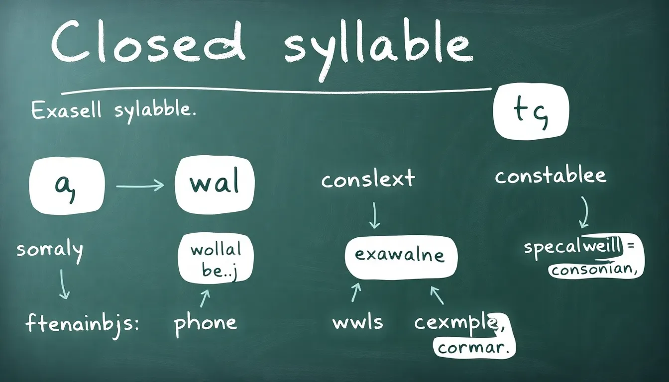 What Is a Closed Syllable?