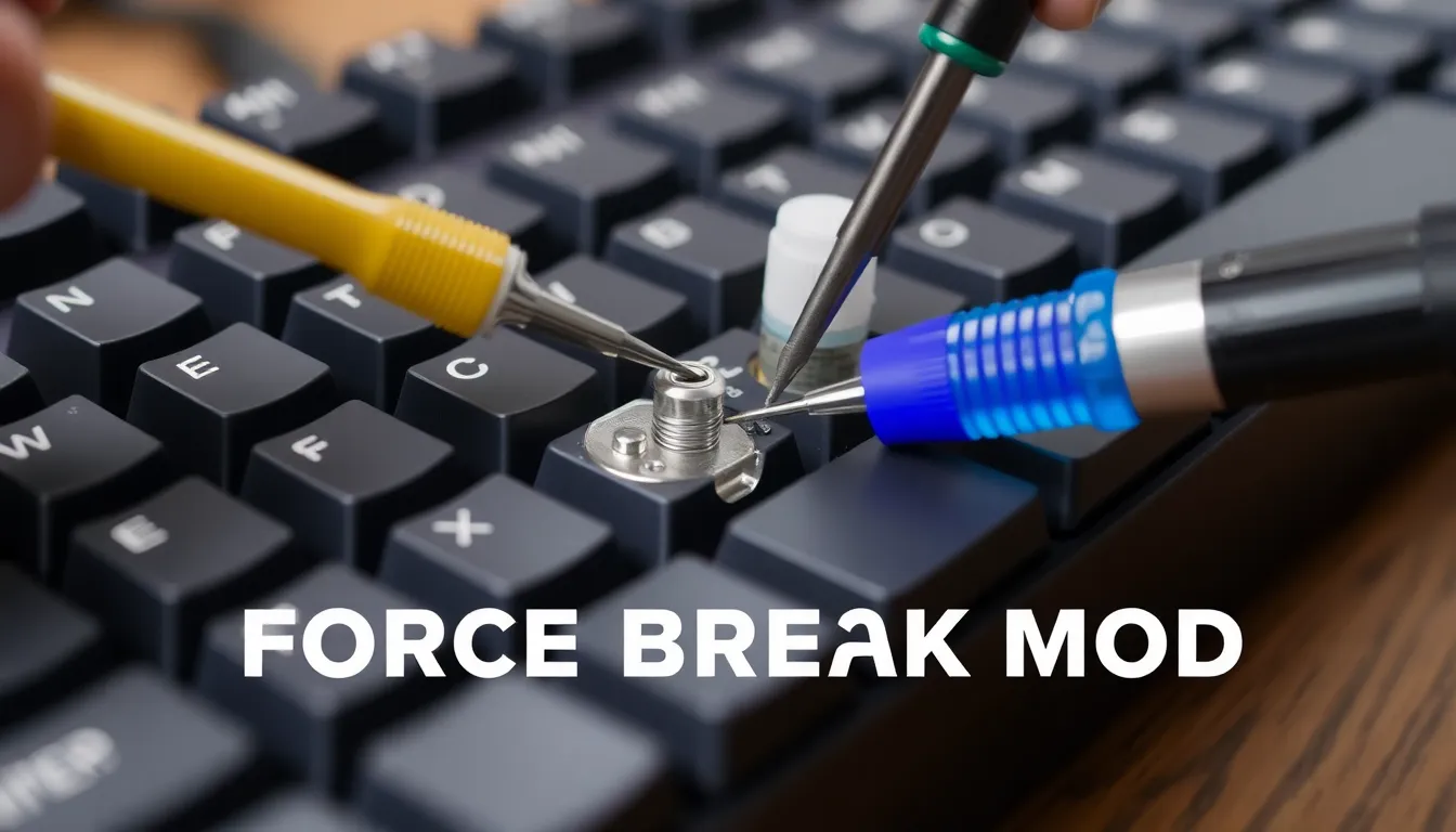What Is A Force Break Mod On A Keyboard Kit