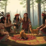 What Is a Ritual Putting Sticks in Deer Ritual