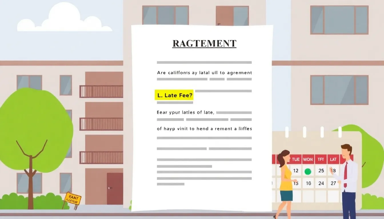 What Is a Normal Late Fee for Rent in California