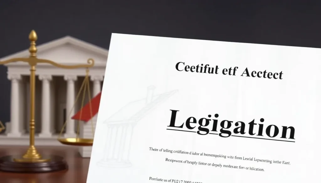 Featured image for What Is a Certificate of Pending Litigation — general
