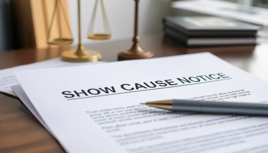 Featured image for What Is a Show Cause Notice? — general