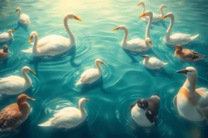 What Is A Fortunate Swimming Bird
