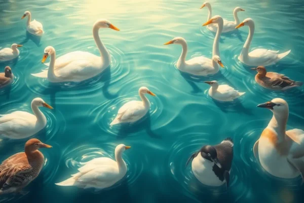 What Is A Fortunate Swimming Bird